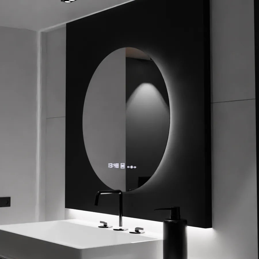 Mirror LED 80cm Serenite Motionglow Marcellow Σύστημα Εξαγοράς και θερμόμετρο Dimable Dimable