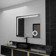 Mirror LED ορθογώνιο 100x80cm ακριβεία Motionglow Marcello αποσυναρμολόγηση Defrost & Thermometer Wolf Cosmetic