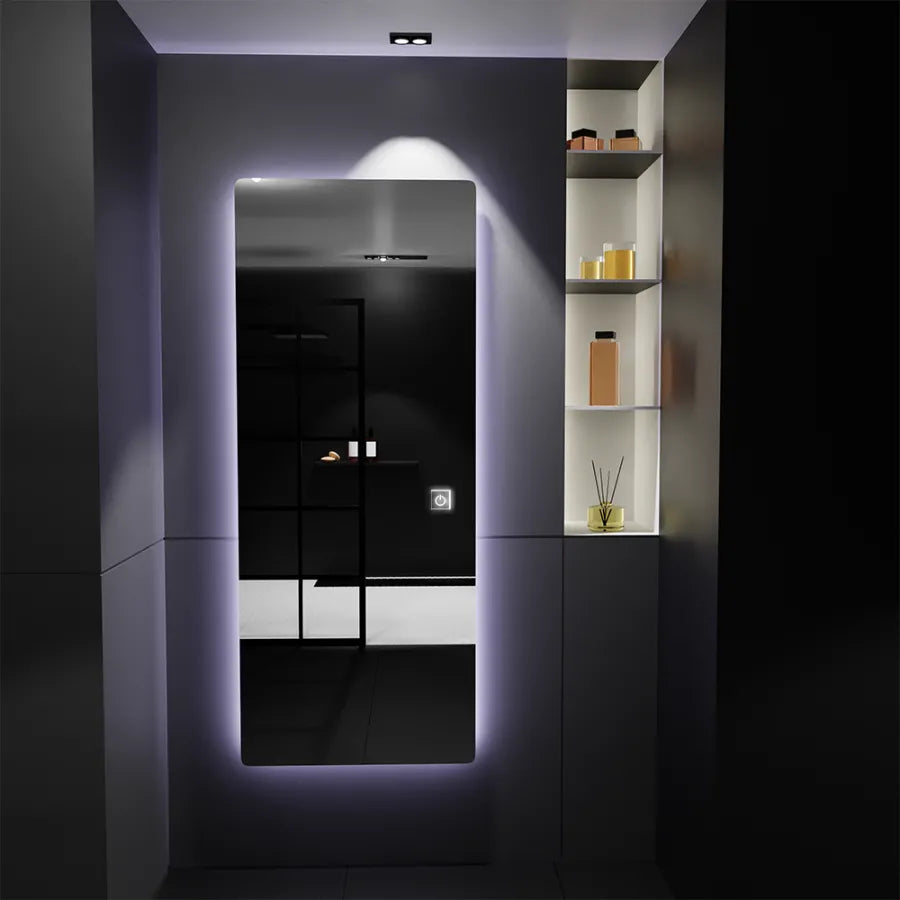 Ορθογώνιο καθρέφτη LED 60x150cm Marcello Touch Dressing Quarzo