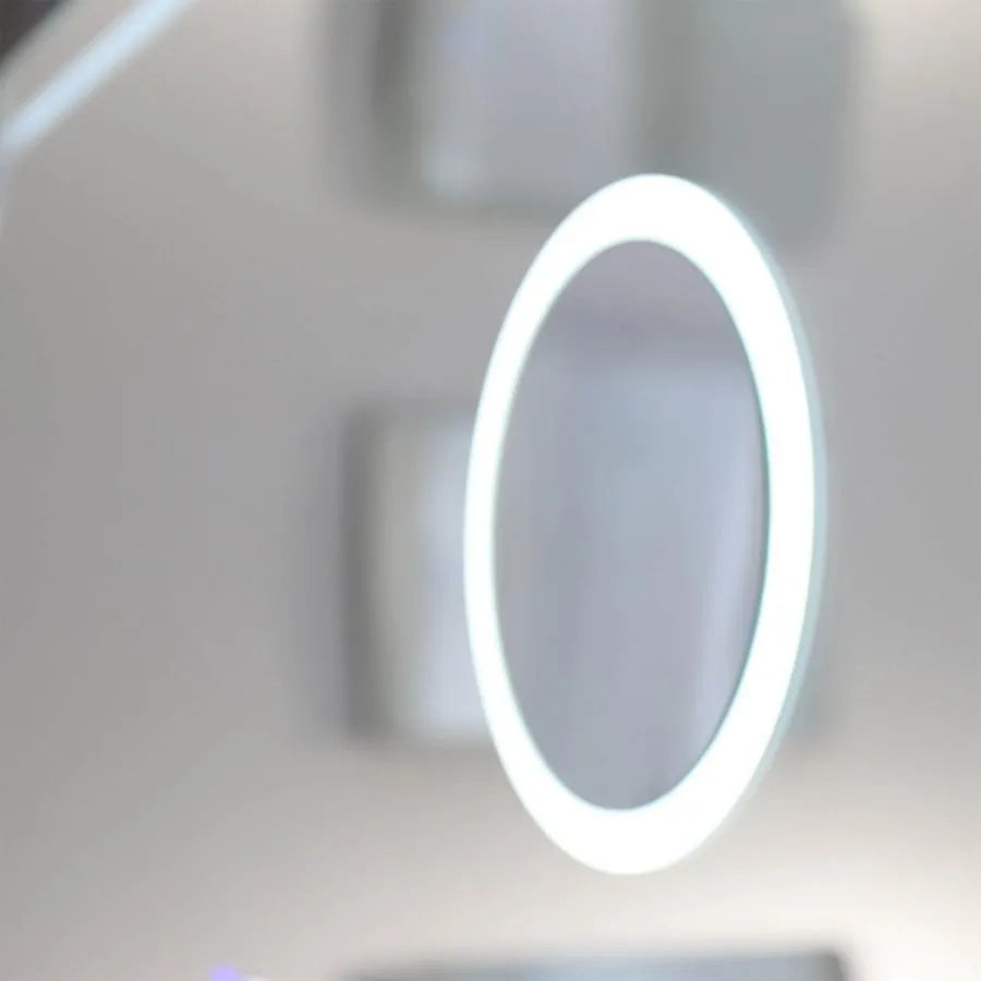 Mirror LED ορθογώνια 80x60cm σύστημα αφής απενεργοποίησης καλλυντικών
