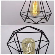 Σχήμα Polust Diamond, Struktur, 3xe27, μαύρο, μέταλλο