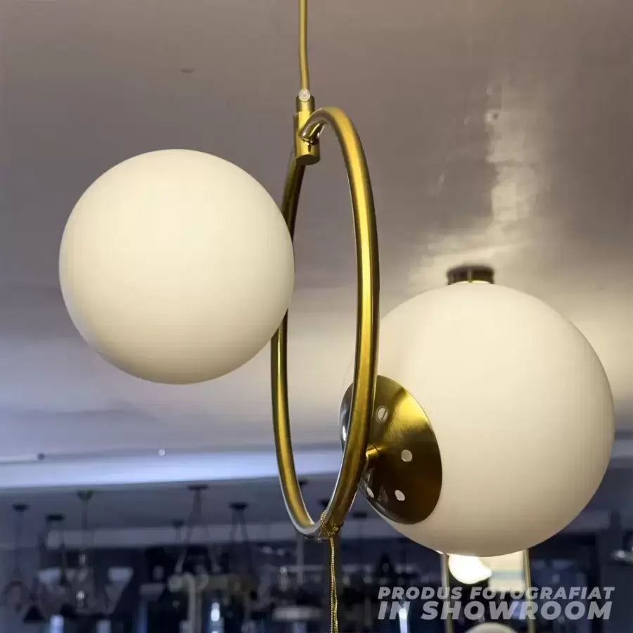 Lust Loft Atelier, 2x E27, χρυσό λευκό, μέταλλο, ρυθμιζόμενο ύψος