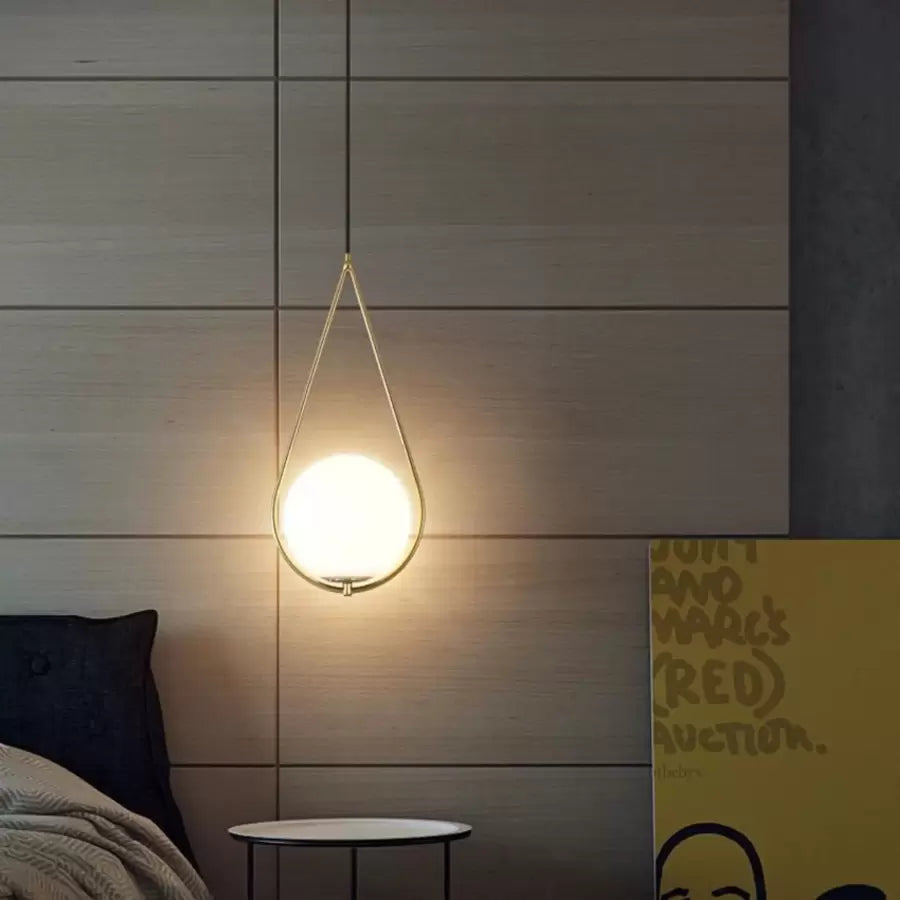 Lust Loft Haven, 1x E27, χρυσό λευκό, μέταλλο, ρυθμιζόμενο ύψος