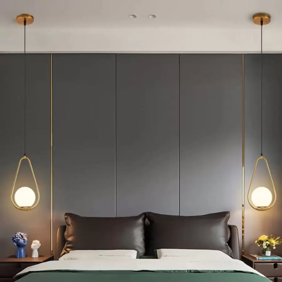 Lust Loft Haven, 1x E27, χρυσό λευκό, μέταλλο, ρυθμιζόμενο ύψος