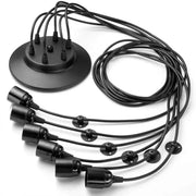 Το Spider Pendul 6*E27, μαύρο, μέταλλο