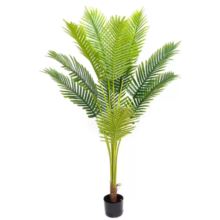 Palm Artificial Plant Areca, χωρίς γλάστρες, 160cm πράσινο