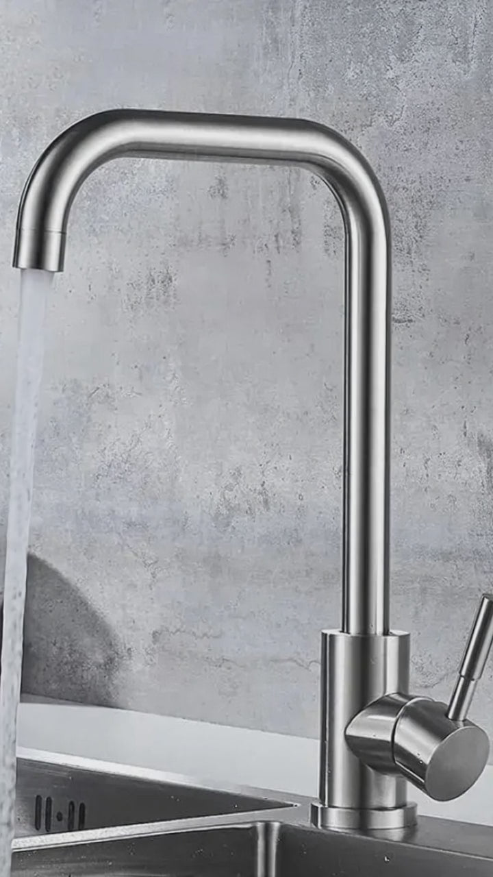 Μπαταρία κουζίνα monochandy περιστροφή περιστροφής περιστροφής κασέτας από ανοξείδωτο χάλυβα