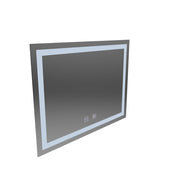 Mirror LED ορθογώνιο σύστημα 60x80cm Edge Luminous Touch Disebription