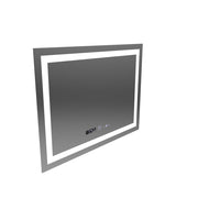Ο ορθογώνιος καθρέφτης LED 80x60cm Verite Motionglow Marcellow Dimable Clock System