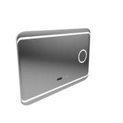 Mirror LED ορθογώνιο 120x80cm Capri Stile Motionglow Marcello Αποσυναρμολόγηση ρολογιού & θερμόμετρου Wolf Cosmetic