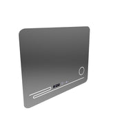 Ο ορθογώνιος καθρέφτης LED 80x60cm Fortaleza Motionglow Marcello Defrosting System Thermometer και Cosmetic Wolf Clock