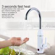 Instant Electric Tap για ζεστό νερό, οθόνη LCD, White, LZ-501x