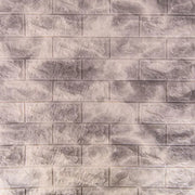 Ρυθμίστε 10D 3D αυτο -επιτυχημένα γκρίζα τούβλα από μαλακό αφρό, 77cm x 70cm x 6mm