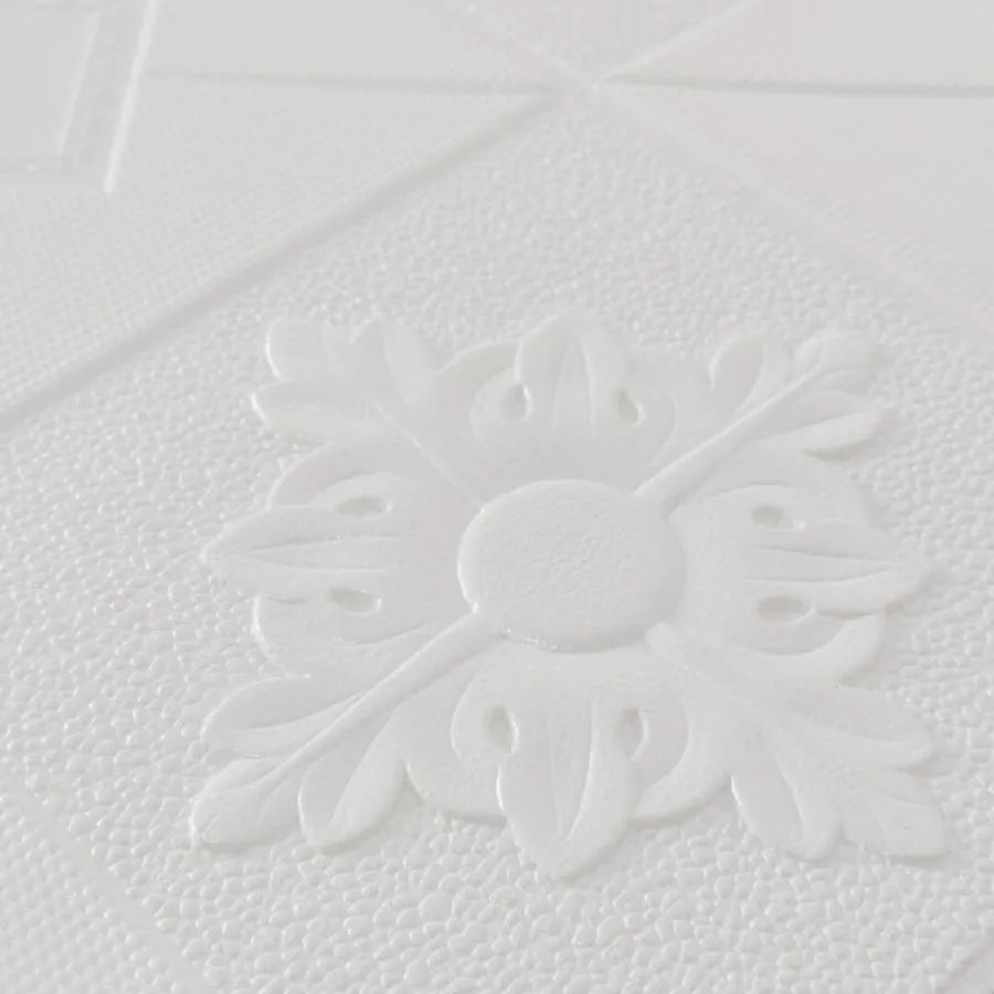 Σετ 10δ Self -Adshesive 3D Soft Foam, 70cmx70cmx2mm, White