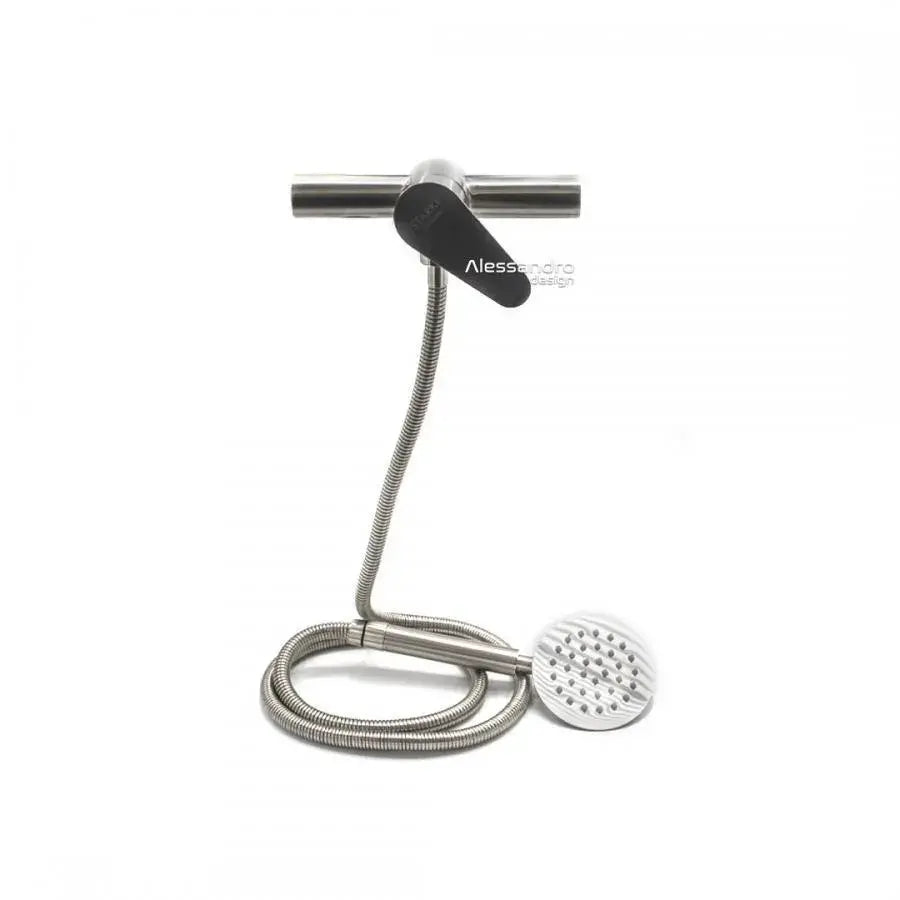 Μπαταρία και σωλήνα, ανοξείδωτο χάλυβα 304, σατέν, LY011