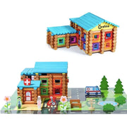 Νοσοκομείο τύπου παζλ, 240 κομμάτια, πολύχρωμα, ξύλο