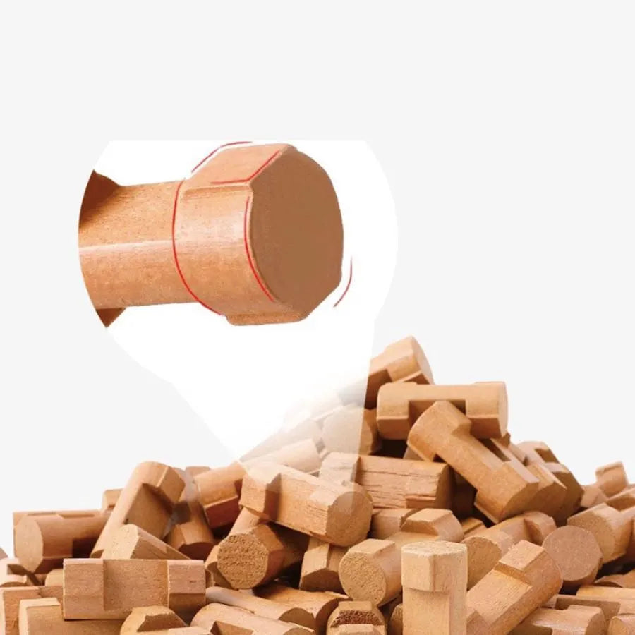 Νοσοκομείο τύπου παζλ, 240 κομμάτια, πολύχρωμα, ξύλο