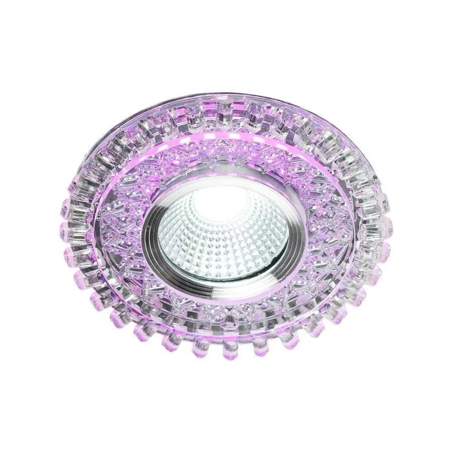 LED SPOT, 5W, στρογγυλό, 6000k, μοβ φως