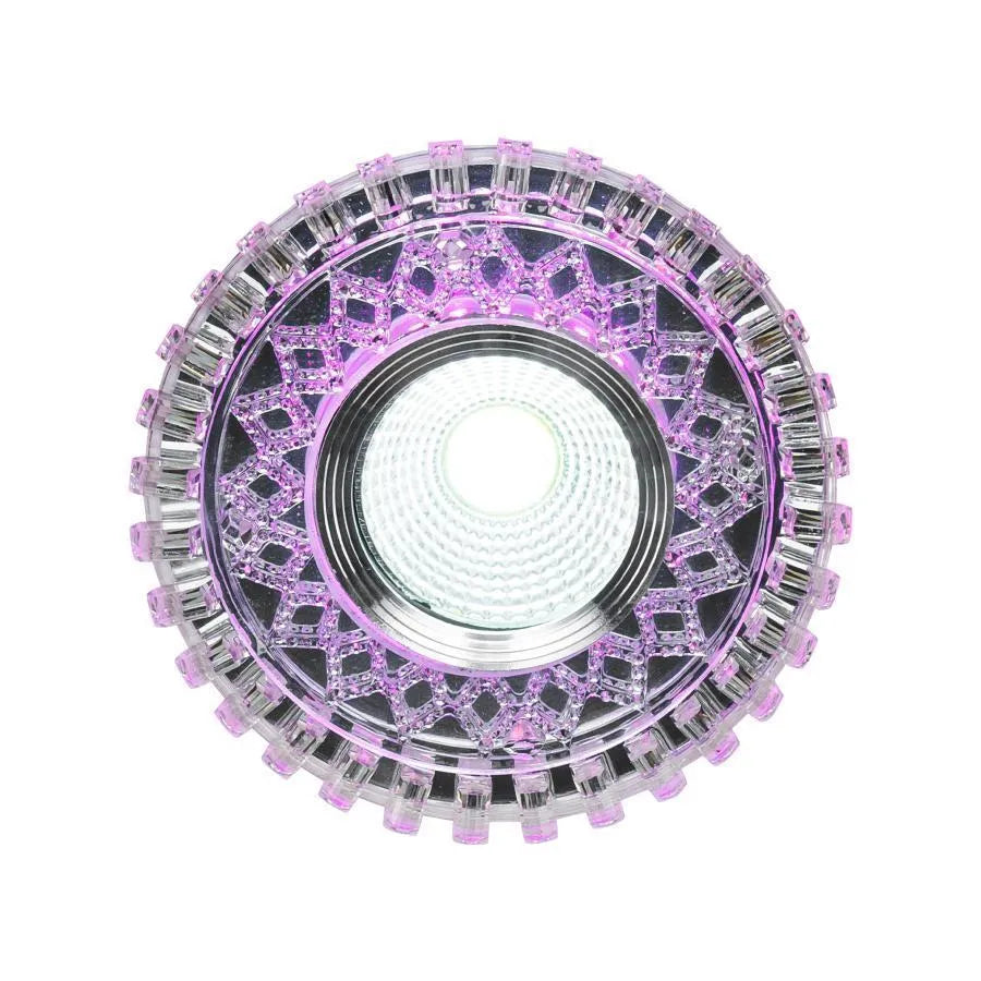 LED SPOT, 5W, στρογγυλό, 6000k, μοβ φως