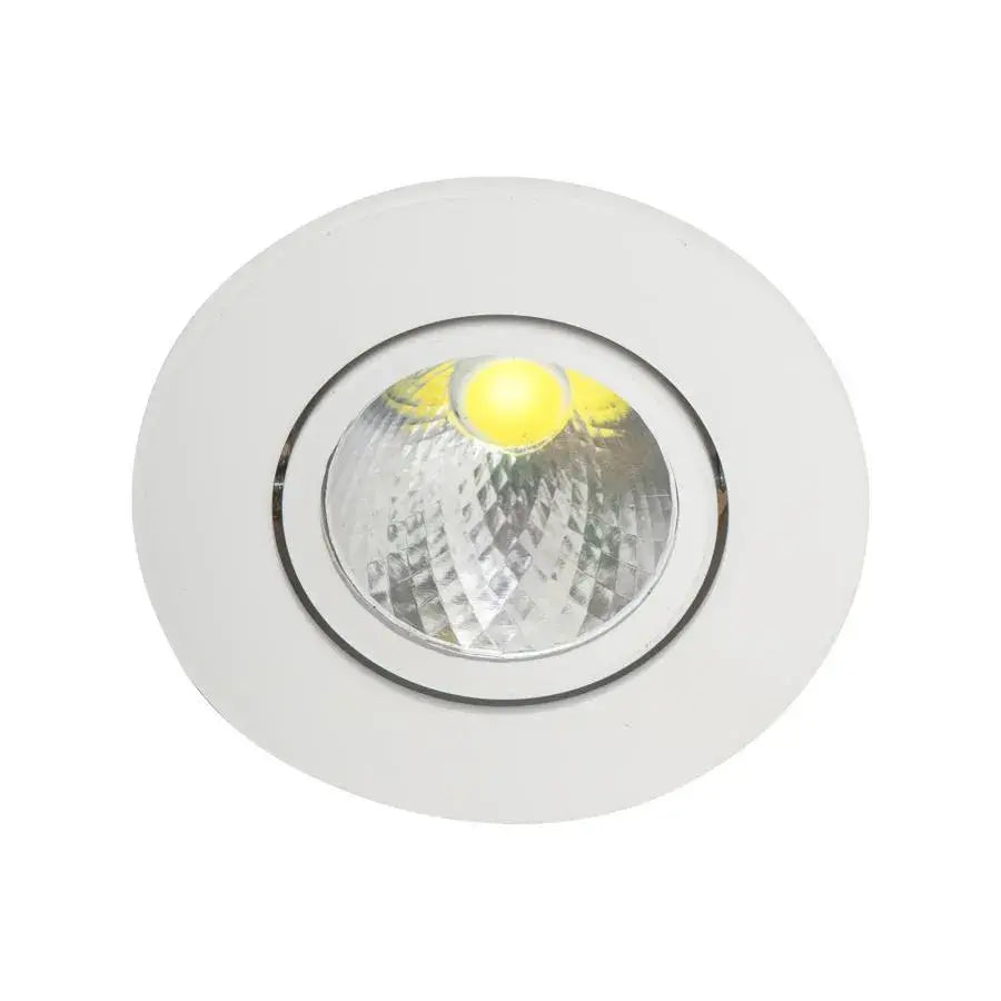 LED spot incalpable, 3w, metal, white