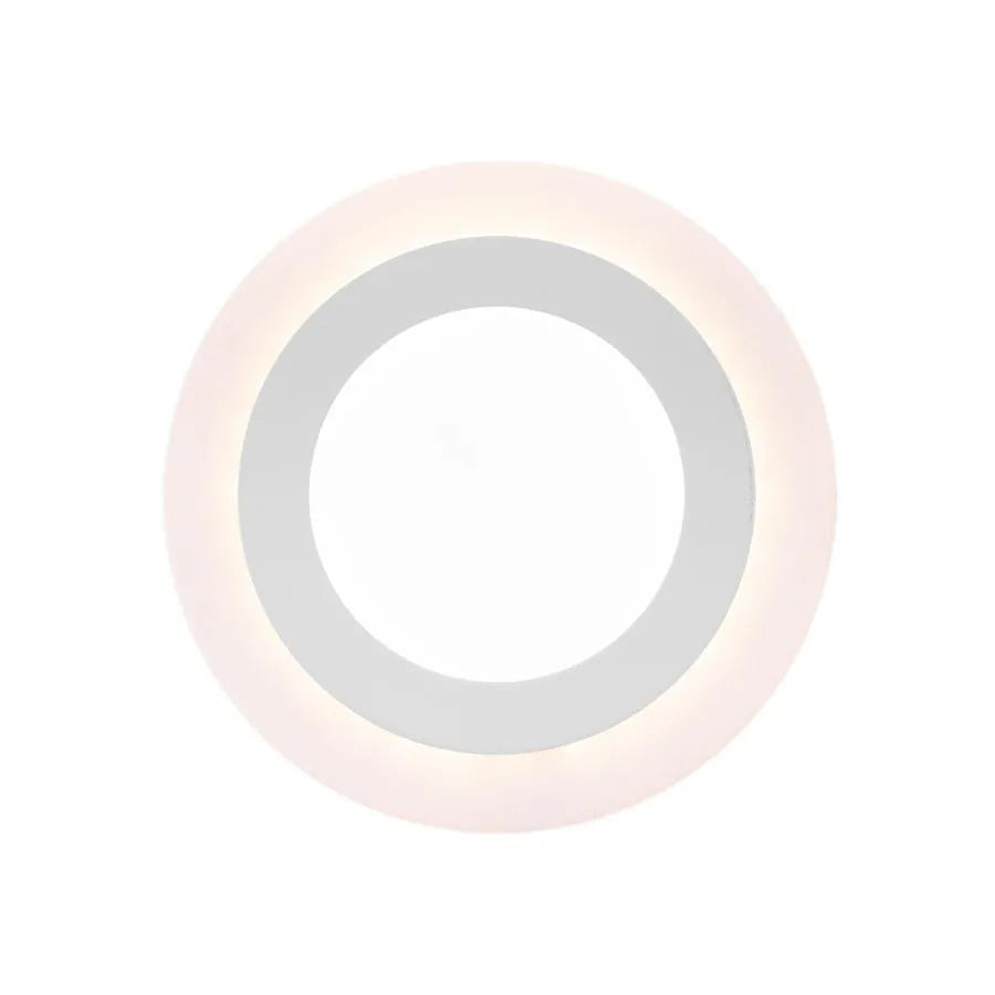Στρογγυλό σημείο LED, 9W, 3000K/6500K, τρεις λειτουργίες, λευκό, λευκό