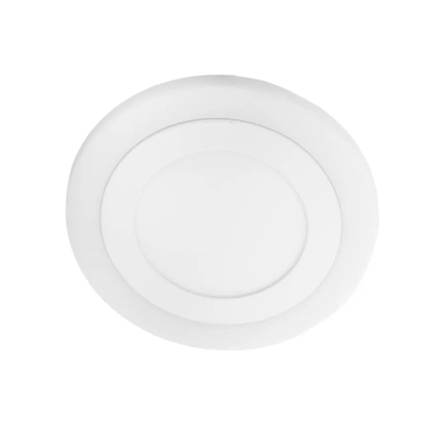 Στρογγυλό σημείο LED, 9W, 3000K/6500K, τρεις λειτουργίες, λευκό, λευκό