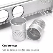 Μεταλλική υποστήριξη για σκεύη κουζίνας, σατέν, μέταλλο