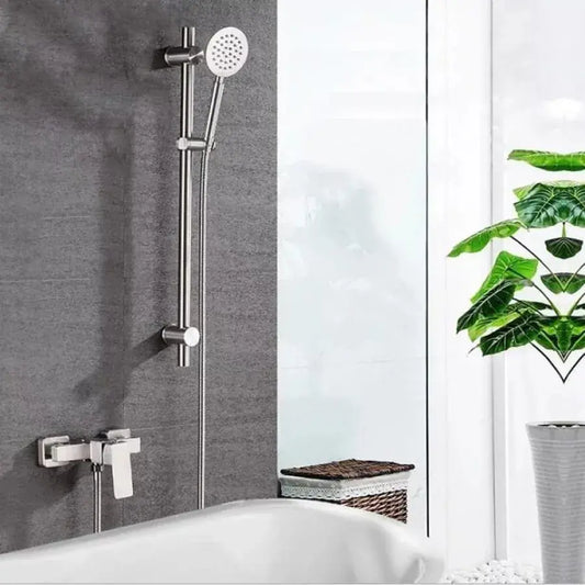 Υποστήριξη ντους, ανοξείδωτο χάλυβα 304, σατέν, PJ009