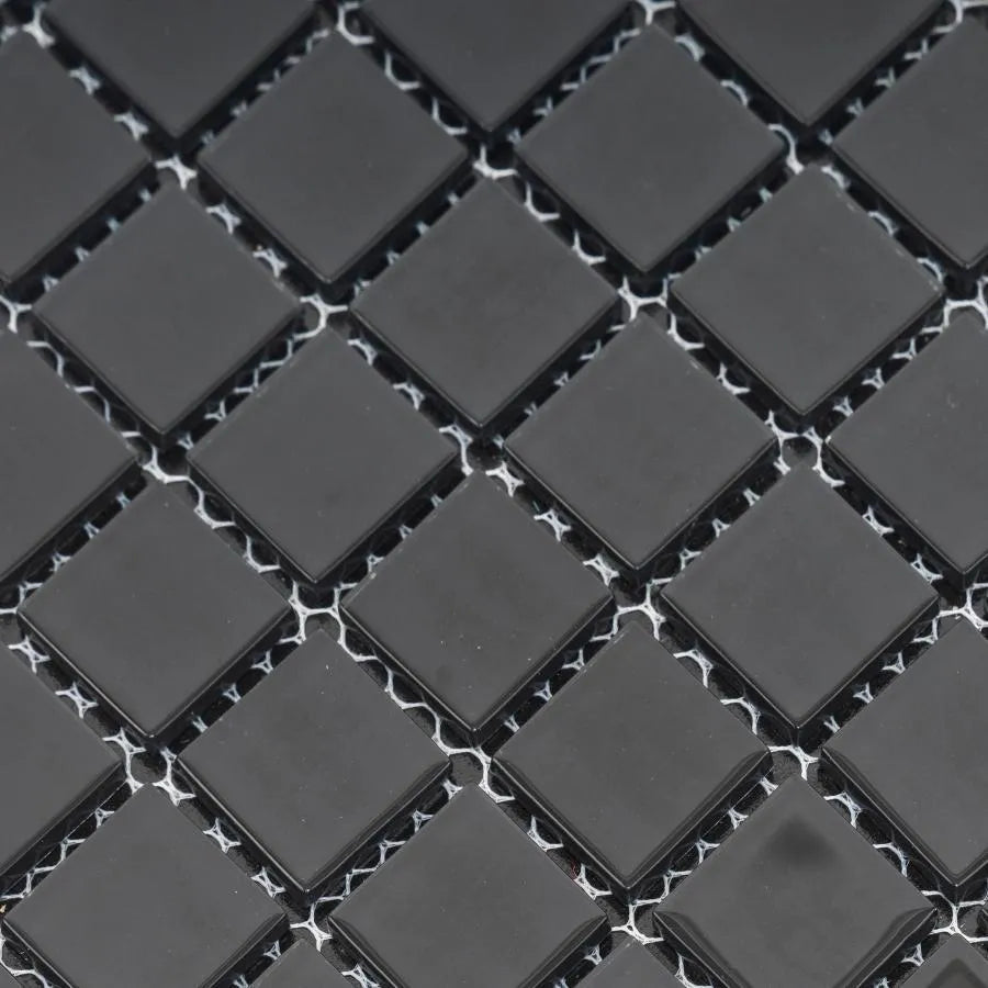 Αυτοεξελιαστική 3D ταπετσαρία, 30 cm*30 cm*0.3cm, γυαλί, μαύρο