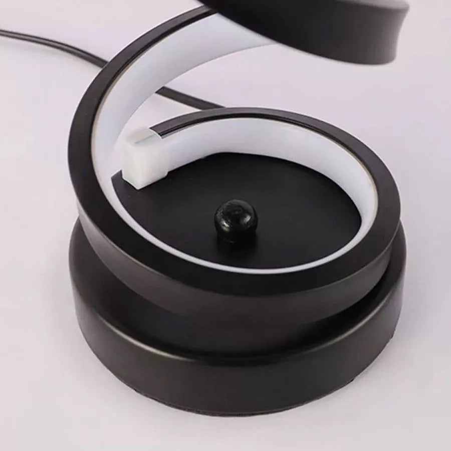 LED LED LAMP 38W, σιλικόνη και μέταλλο, μαύρο