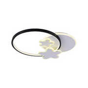 LED Lulus με τηλεχειριστήριο Sandrina Sandrina 106w μαύρο και άσπρο