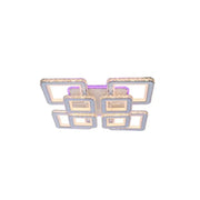 LED πολυέλαιος με τηλεχειριστήριο Leila, 362W, White, Daisy, RGB