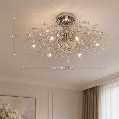 Κρυστάλλινος πολυέλαιος RONDO Vivace, 6x G9, Διάμετρος 50 cm, Ασημί γυαλιστερό - 01_CM311-500CH.png