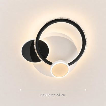 Κρυστάλλινος πολυέλαιος LED PRISMIQ 45W, 3 κύκλοι, Κρύο/Ζεστό/Ουδέτερο φως, Μαύρο - 01_LL654-300BK.png
