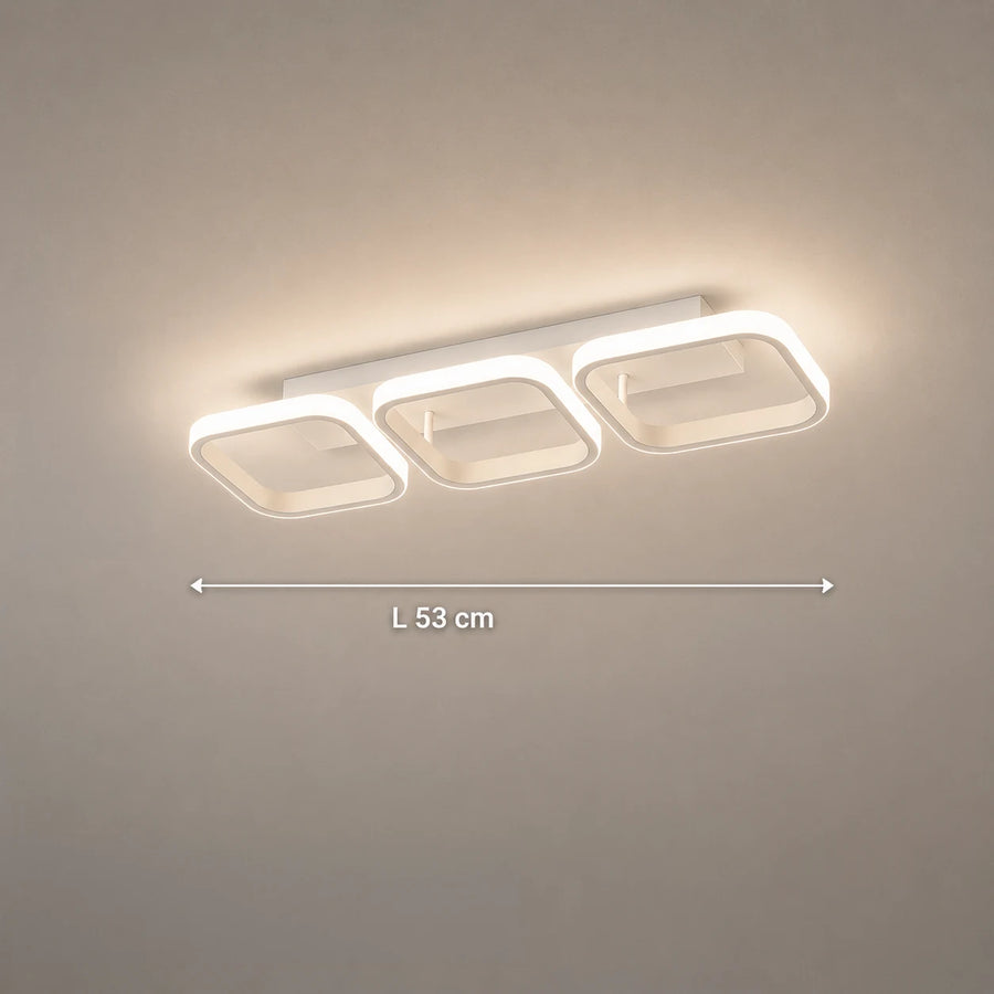 Πολυέλαιος LED VERTEX 34W, 3 Τετράγωνα, Γραμμικό, Κρύο/Ζεστό/Ουδέτερο φως, Λευκό - 02_LL770-3WH.png