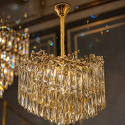 TOPKAPI Nobile Crystal Chandelier 6xE14, Διάμετρος 40cm, Γυαλιστερό Χρυσό, Ρυθμιζόμενο Ύψος - 03_CC810-400GD.png