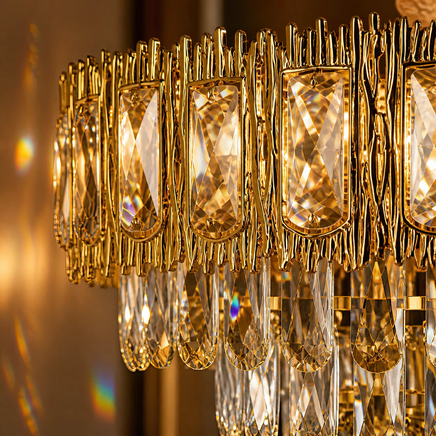 Crystal Chandelier BELVEDERE Elegance 8xE14, Διάμετρος 50cm, Γυαλιστερό Χρυσό, Ρυθμιζόμενο Ύψος - 03_CC912-500GD.png