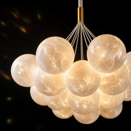 ΣΥΓΧΡΟΝΟΣ πολυέλαιος, τύπου εκκρεμές, LOFT Bagliore, Globe, 7xE27, Ρυθμιζόμενο ύψος, Χρυσός - 03_LC816-7GD.png