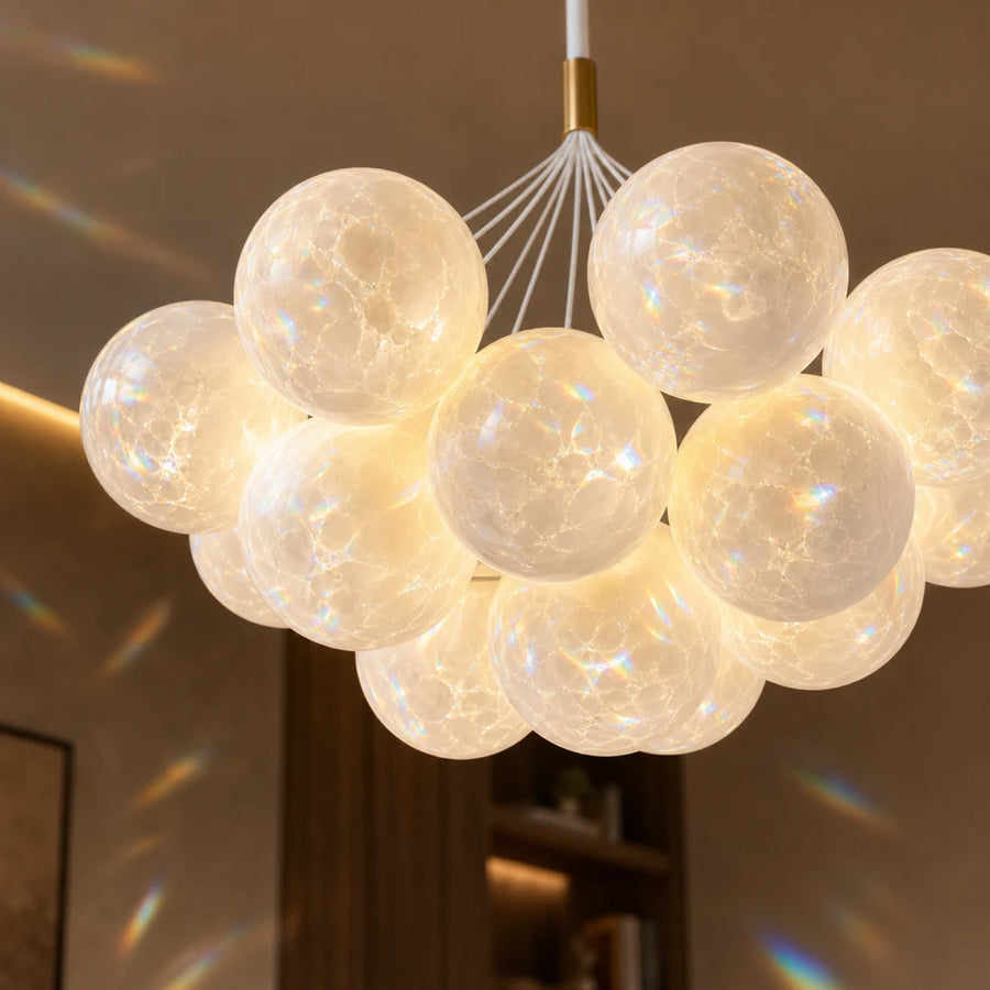 ΣΥΓΧΡΟΝΟΣ πολυέλαιος, τύπου εκκρεμές, LOFT Bagliore, Globe, 7xE27, Ρυθμιζόμενο ύψος, Χρυσός - 04_LC816-7GD.png