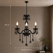 Κρυστάλλινος πολυέλαιος ALNWICK Eleganza, 5xE14, Διάμετρος 48cm, Μαύρος, Ρυθμιζόμενο ύψος - 05_CC125-5BK.png