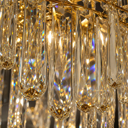TOPKAPI Nobile Crystal Chandelier 6xE14, Διάμετρος 40cm, Γυαλιστερό Χρυσό, Ρυθμιζόμενο Ύψος - 05_CC810-400GD.png
