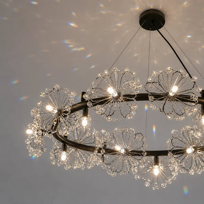 PETERHOF Magno Crystal Chandelier, Διάμετρος 62cm, 20X G4, Μαύρο, Ρυθμιζόμενο Ύψος - 06_CC167-600BK.png