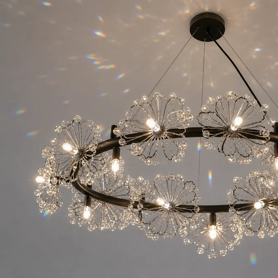 PETERHOF Magno Crystal Chandelier, Διάμετρος 62cm, 20X G4, Μαύρο, Ρυθμιζόμενο Ύψος - 06_CC167-600BK.png