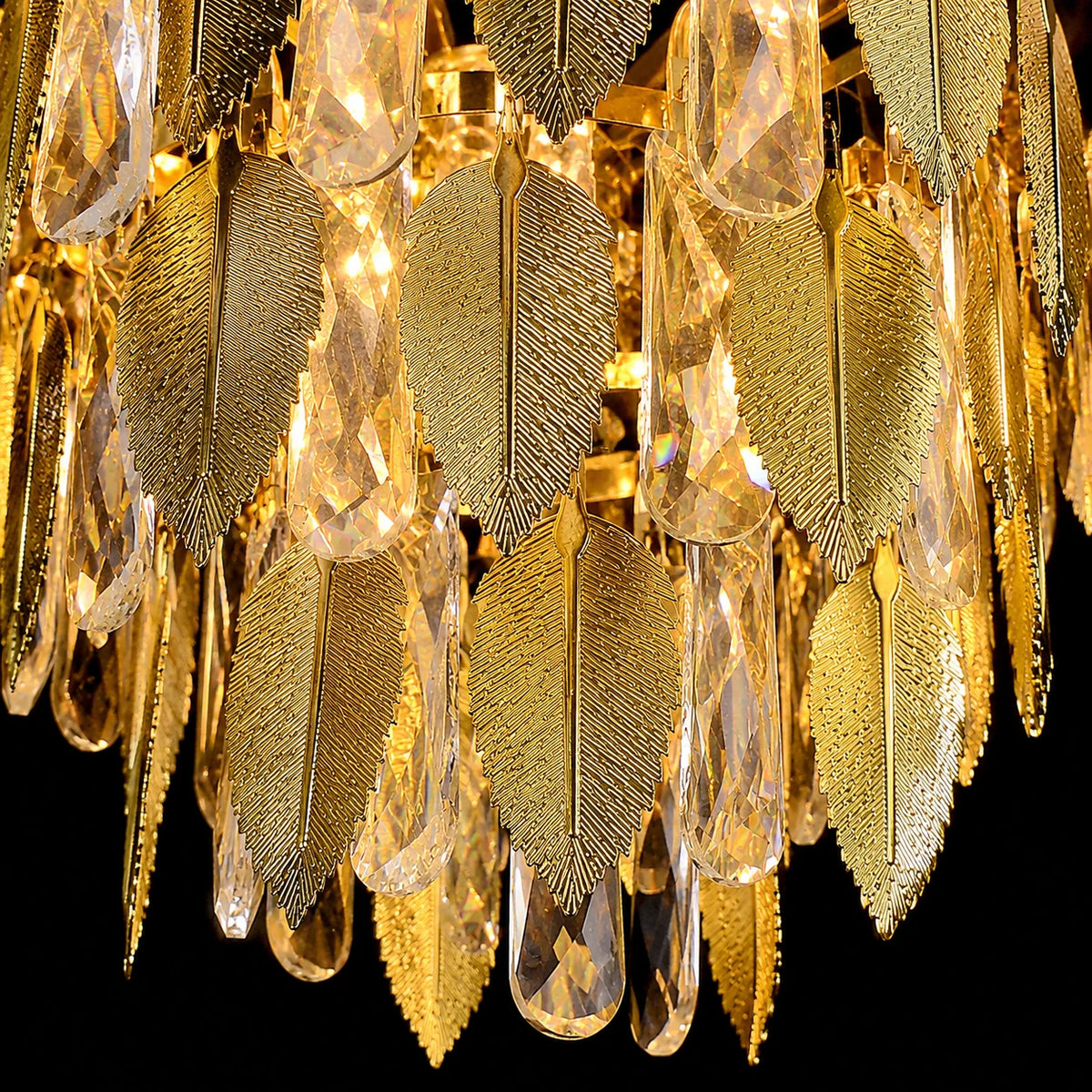 Crystal Chandelier VENARIA 8x E14, Διάμετρος 50cm, Γυαλιστερό Χρυσό, Ρυθμιζόμενο Ύψος - 06_CC8052-500GD.png