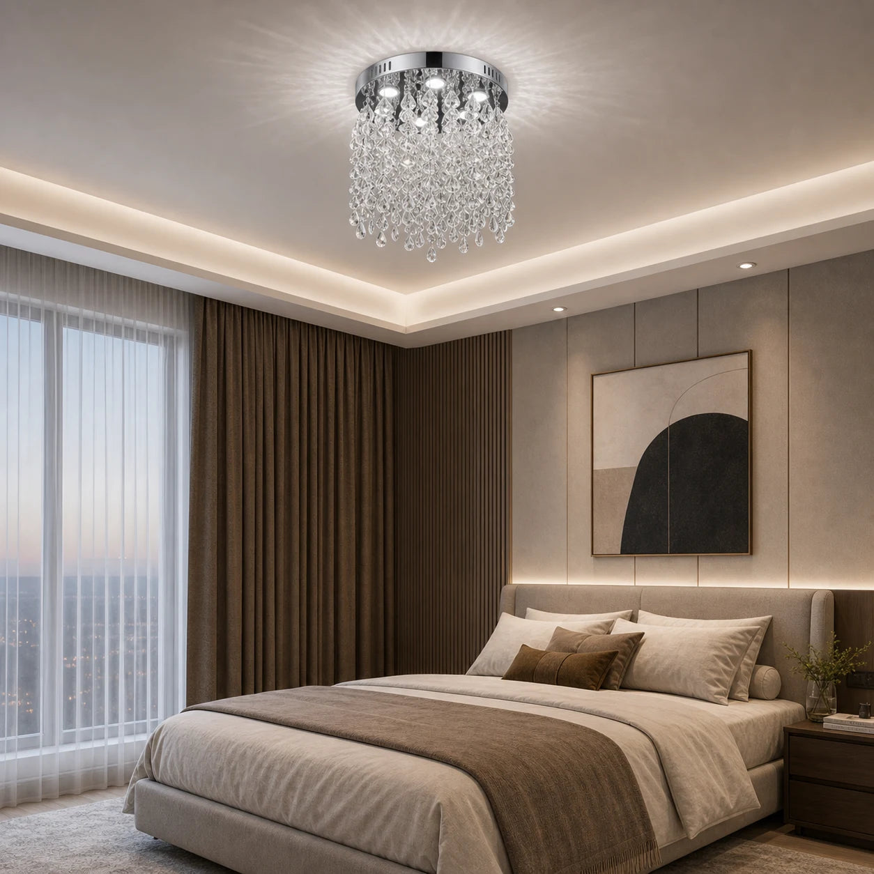 Crystal LED Chandelier LLC210/400CH Στρογγυλός, 22W, Κρύο/Ζεστό/Ουδέτερο φως, Κρύσταλλο, Γυαλιστερό Chrome - 06_LLC210-400CH.png
