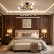 Modernist Hexa 8 Duo Chandelier, 8x E27, Black and Gold, Modern Design - 07_LC362-8BKGD.png