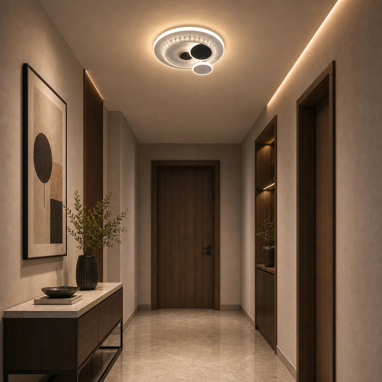 Πολυέλαιος LED με κρύσταλλο HELIOX, 37W, 4 κύκλοι, Κρύο/Ζεστό/Ουδέτερο φως, Μαύρο - 07_LL653-300BK.png