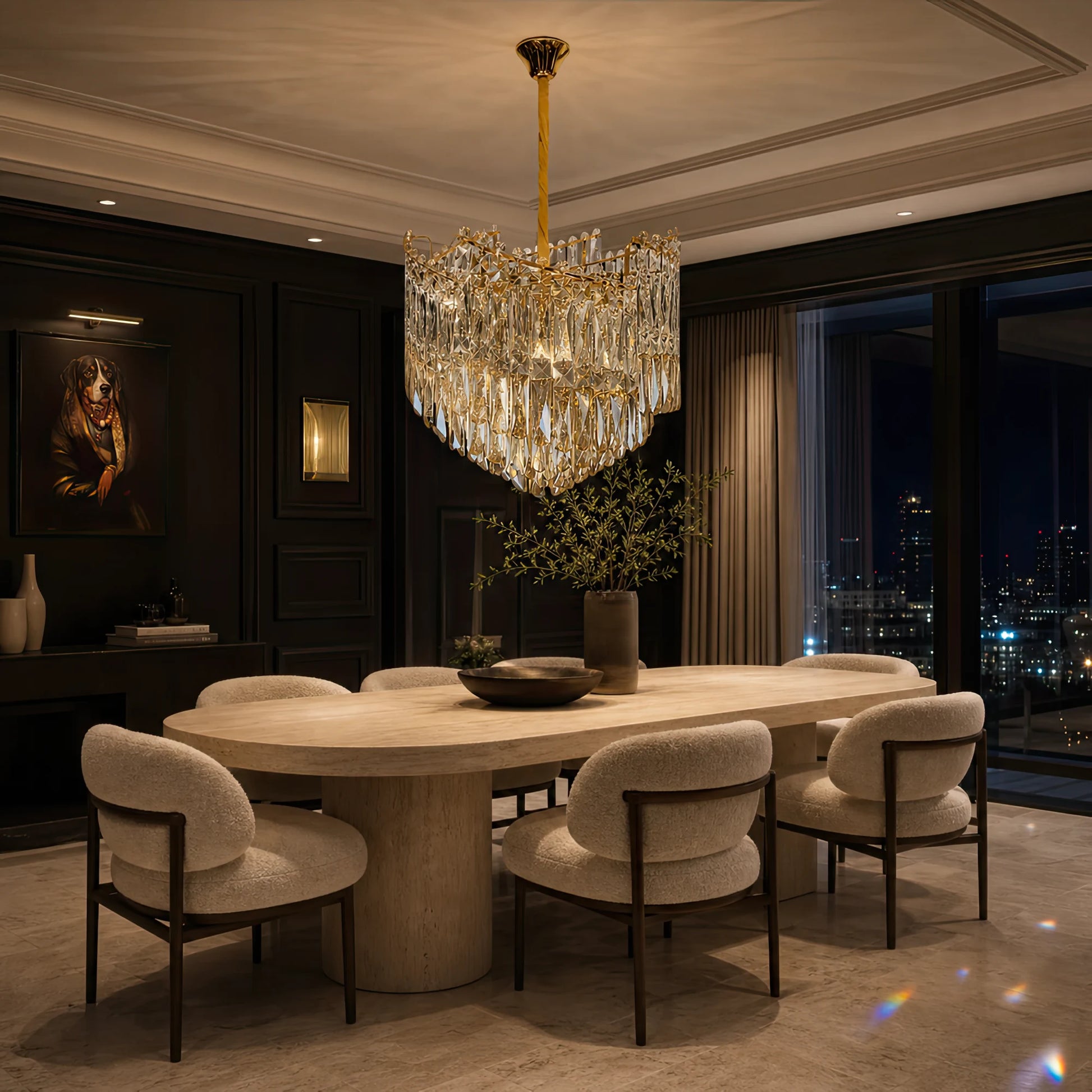 Crystal Chandelier TOPKAPI Nobile 6xE14, Διάμετρος 40cm, Γυαλιστερό Χρυσό, Ρυθμιζόμενο Ύψος - 08_CC810-400GD.png