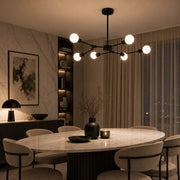 Architek Hexa Chandelier, 6xE27, 90x80, Black, Metal - 08_LC368-6BK.png