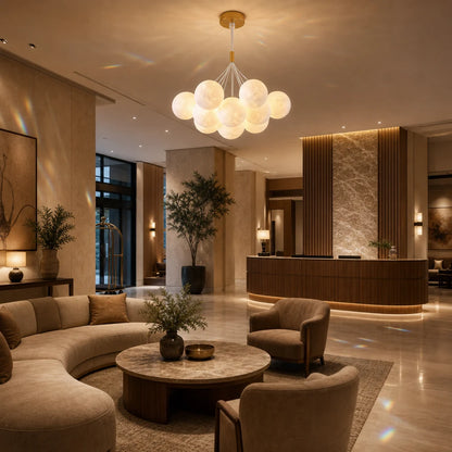 ΣΥΓΧΡΟΝΟΣ πολυέλαιος, τύπου εκκρεμές, LOFT Bagliore, Globe, 7xE27, Ρυθμιζόμενο ύψος, Χρυσός - 08_LC816-7GD.png